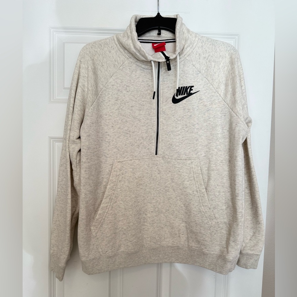 Nike Women’s Zip-Up Sweater in Cream